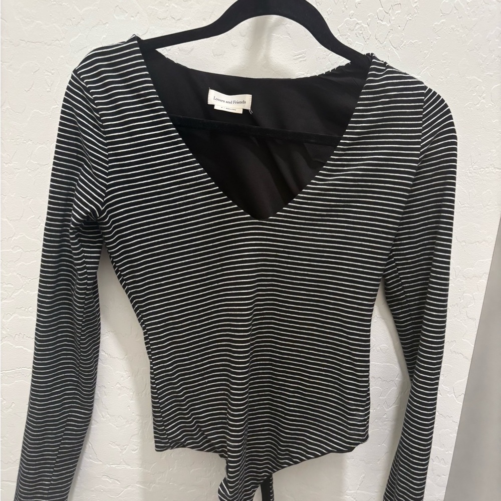 Lovers and friends bodysuit striped medium